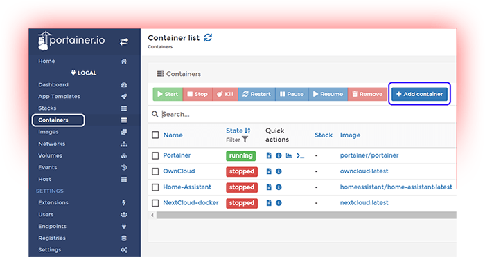 Software Portainer – Easy Docker Deployments